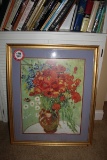 Decorative Framed Floral Print