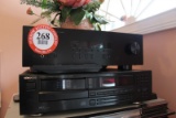 Kenwood Stereo System w/ CD Player, Receiver and (2) Outdoor Speakers