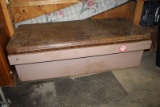 Vintage Treadlok Security Bench Type Metal Gun Safe with Heater