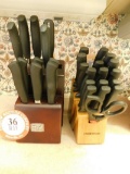 (2) Sets of Kitchen Knives