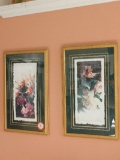 (2) Decorative Framed Signed and Numbered Floral Prints,(1) Singed Spann 19