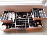 Large Quantity of Costume Jewelry, Bracelets, Necklaces, Earrings, Pins, Et
