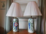 (2) Porcelain Decorative Table Lamps