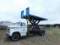 1966 Chevy 60 Series Scissor Lift Flat Bed Truck, 16' Flatbed, 6 Cylinder,