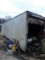 48' Drive In Storage Trailer & Contents, Misc Parts, Seats, Oil Cans, Wheel