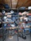 Contents of (7) Sections of Shelves, Mufflers, Tie Rod Ends, Cap Screws, O-