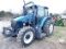 New Holland TS110 Tractor, 4WD, C/H/A, Alamo Side Mower, 5935 Hrs (Mower Co