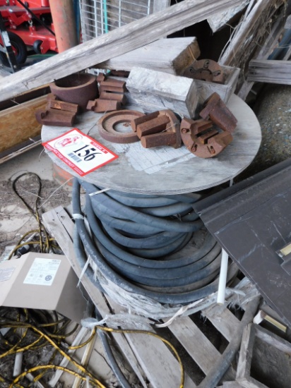 Remaining Contents Under Shed, Floor Tile, Parts, Springs, Teeth, PTO Shaft