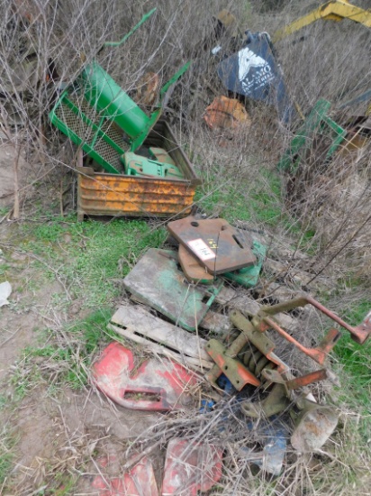 Large Quantity of Front Weights, (2) JD Bumpers, Wheel Weights, Etc