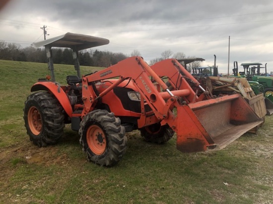 Kubota M5040D Loader/Tractor, 4WD, 2,478 hours