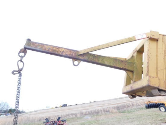 Quick Connect Boom Pole For Wheel Loader