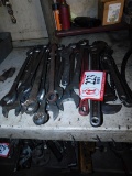 Various Open End/Boxed End Adjustable Wrenches