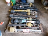 Large Quantity of Various Sized PTO Shafts