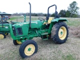 John Deere 5203 Tractor, 2WD, Roll bar, Single Remote, 3375 Hrs, S/N: U0083