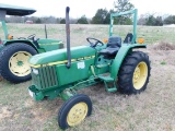 John Deere 870 Tractor, 2WD, Roll bar, 712 Hrs