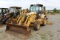 Komatsu WB-140 Loader Backhoe, 4WD, Enclosed Cab, Missing Both Doors & Rear