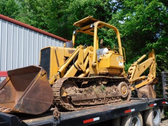 John Deere 555 Crawler Loader/Backhoe s/n T84427