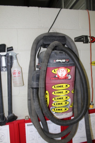 Wall Mount Shop Vac, 5 Gallon, 4.5 hp