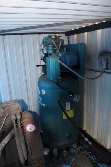 Kellogg American 7.5 hp Vertical Tank Air Compressor
