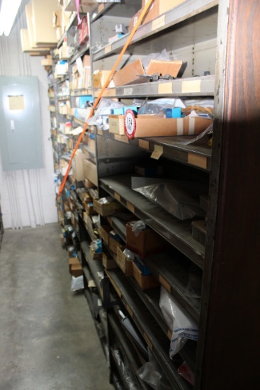 Contents of (4) Sections of Shelving, Wire Assemblies, Modules, Switches, C