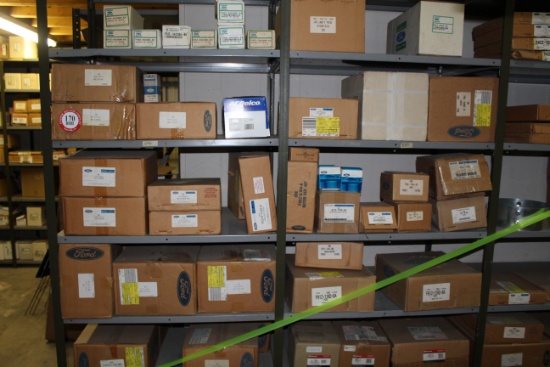 Contents of (4) Sections of Shelving, Brake Rotors, Boosters, Shields, Brak