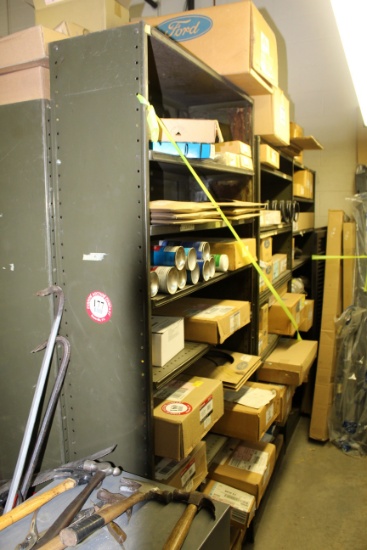 (6) Sections of 36" x 12" x 84" Adjustable Metal Shelving