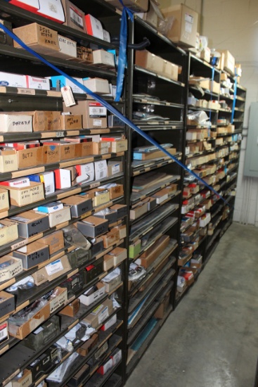 (10) Sections of 36" x 12" x 84" Adjustable Metal Shelving