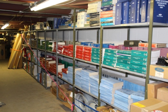 (20) Sections 36" x 24" x 72" Adjustable Metal Shelving & (4) 6' Sections