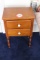 Decorative Wooden Side Table w/ 2 Drawers