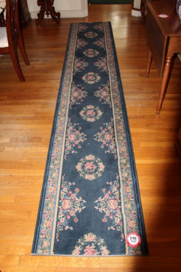 Decorative Floral Hall Runner, 148" x 26"