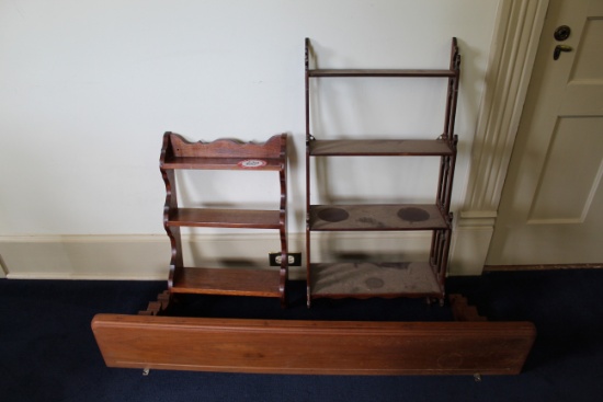 (3) Decorative Hanging Wall Shelves