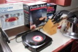 Lean Mean Fat Grilling Machine, Pizzelle Baker Cookie Shooter, Hot Plate