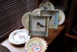 (12) Bird Themed Decorative Plates