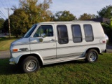 1991 Chevy Van, V6 4.3 Auto, 3 Row Seats-Rear Seat Folds Down To Bed, White