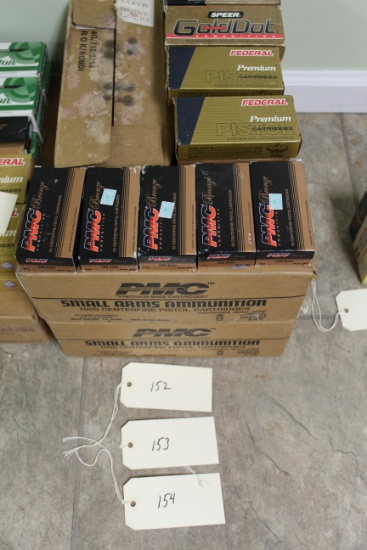 2,000 380 Auto rounds: 2 cases PMC FMJ, each case 1,000 rounds.