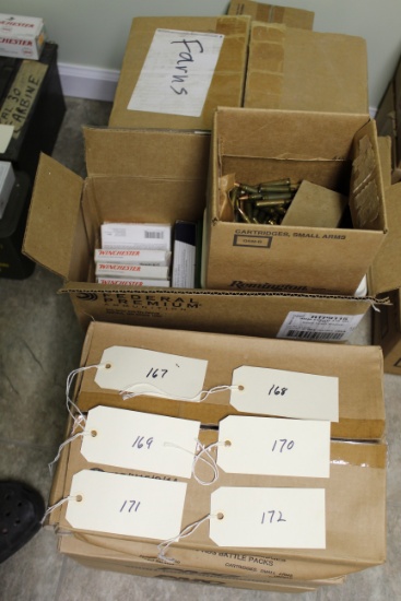 1,200 rounds total 223 Remington-  3 boxes Remington (200 rounds each) and