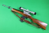 Ruger Mini-14, caliber 223, s/n 183-29976.  Stainless steel, B-Square scope