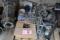 Contents of (4) Pallets: GM Cylinder Heads, Intake Manifolds, Cranks, Fans,