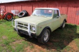 1976 International Scout Pick-Up, 4 Speed, 4WD, VIN F0092FGD24993 - Title