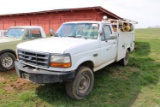 1994 Ford F-250, 4WD, Diesel, Automatic, Utility Bed w/ Lift Gate, Air Comp