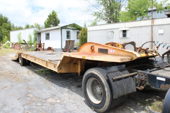 Phelan Single Axle Equipment Trailer, Dual Wheel, w/ Hydraulic Ramps, Dovet