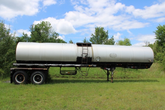 1969 Fruehauf Model TE0F2R Tanker Trailer, Tandem Axle, NO TITLE EVER