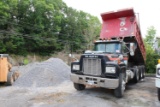 1987 Mack Model RS88ST Tri-Axle Dump, Mack Diesel, 8 Speed Low Low, ODO 858