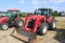 2016 Massey Ferguson 4610 Tractor, w/ MF DL 260 Loader w/ Bucket, 4WD, Dual