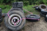 Qty 7) 445 Tires & Rims