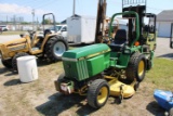 John Deere 855 Tractor, ROPS, Belly Mower, Bumper Weights, 2WD, Showing 28