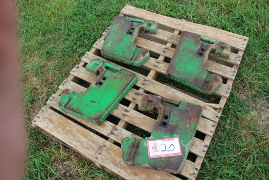 (4) John Deere Tractor Weights