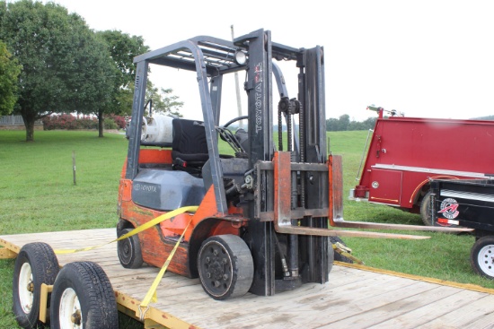 Toyota 7FGCU20 Forklift, Propane, 2-Stage Mast, 7390lb Lift Capacity, 21,29