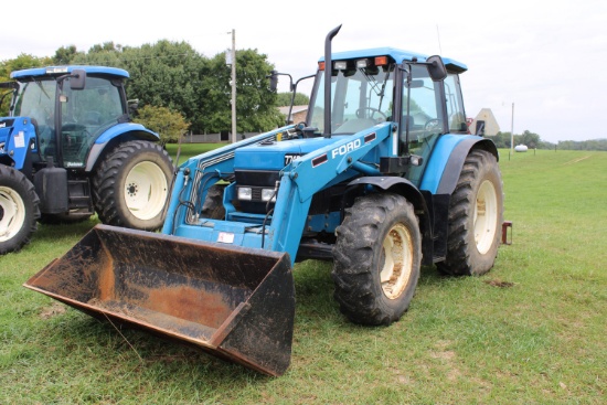 Ford/New Holland 7740 SLE Tractor w/ C/H/A, 4WD, (2) Remote Valves, Forward