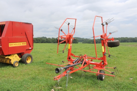 KUHN GF5202THA Hay Tedder, 4- Basket, Pull Type, s/n E0196